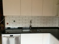 John och Sandra i Malmö valde Nero Assoluto som bänkskiva