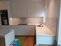 Silestone Bianco River - Lidingö - montering  2023-02-09