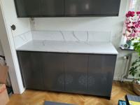 Projekt Technistone Crystal Calacatta Silva - Älvsjö